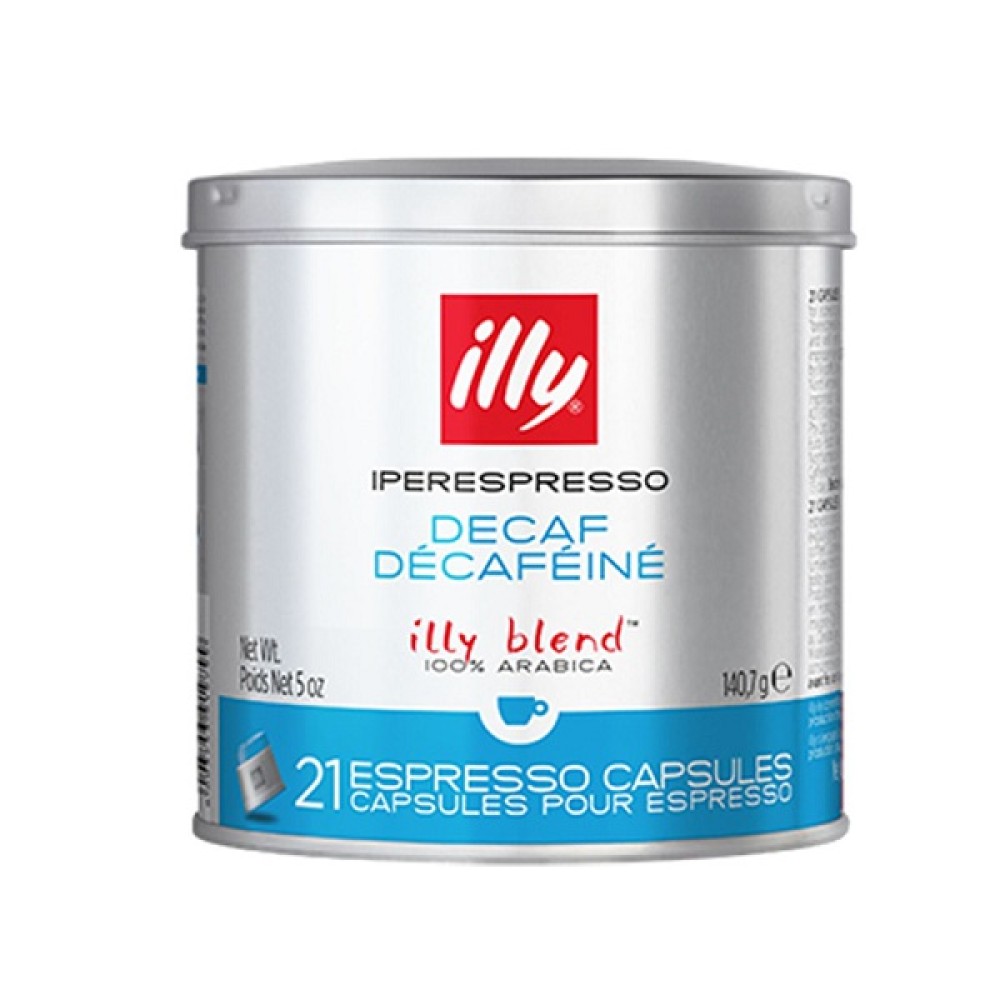 ILLY ΚΑΨΟΥΛΕΣ ΚΑΦΕ ESPRESSO 21τεμ DECAFEINE (ΜΕΤΑΛΛΙΚΟ)