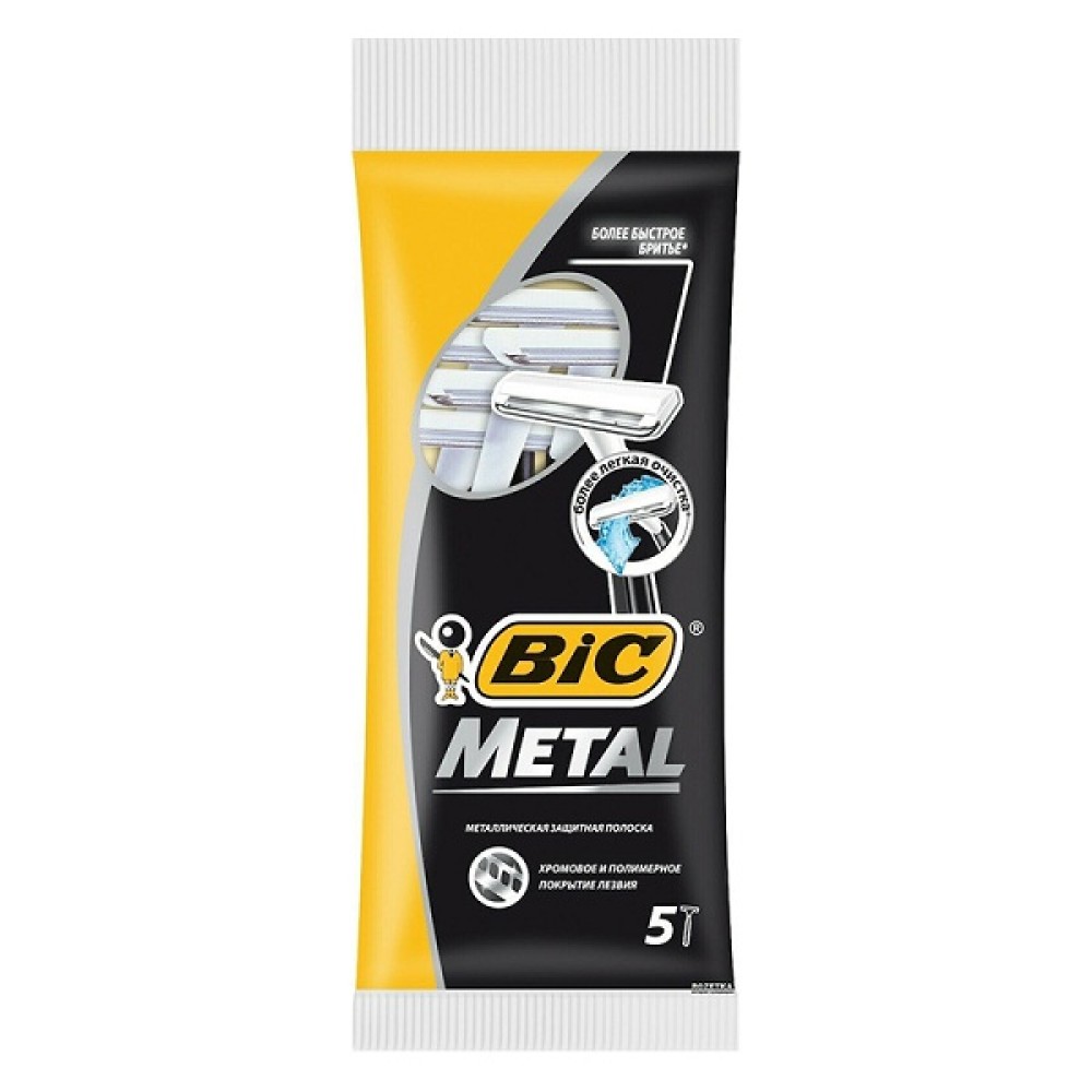 BIC ΞΥΡΑΦΑΚΙ METAL (ΣΑΚΟΥΛΑΚΙ 5 τεμ)