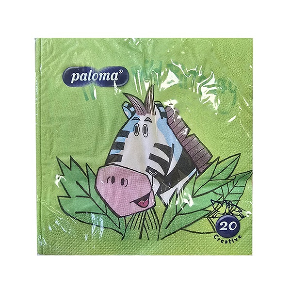 ΧΑΡΤΟΠΕΤΣΕΤΕΣ PALOMA 33x33 3Φ (20τεμ) BIRTHDAY ΖΕΒΡΑ