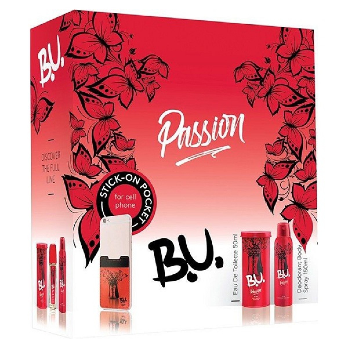 BU ΣΕΤ PASSION EDT 50ml+BODY SPRAY 150ml+GIFT