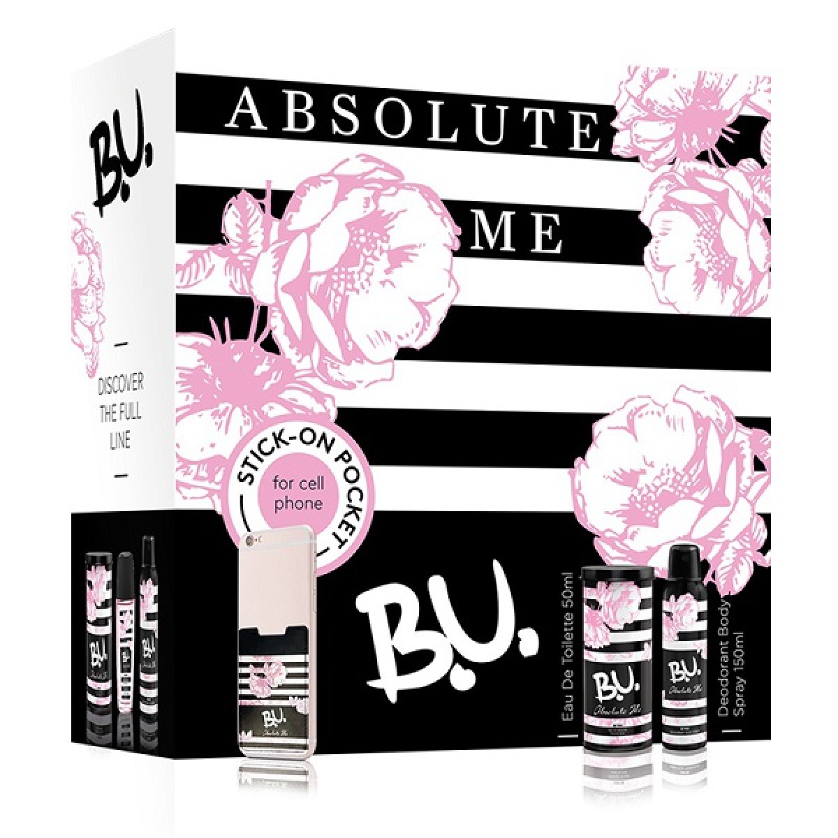 BU ΣΕΤ ABSOLUTE ME EDT 50ml+BODY SPRAY 150ml+GIFT