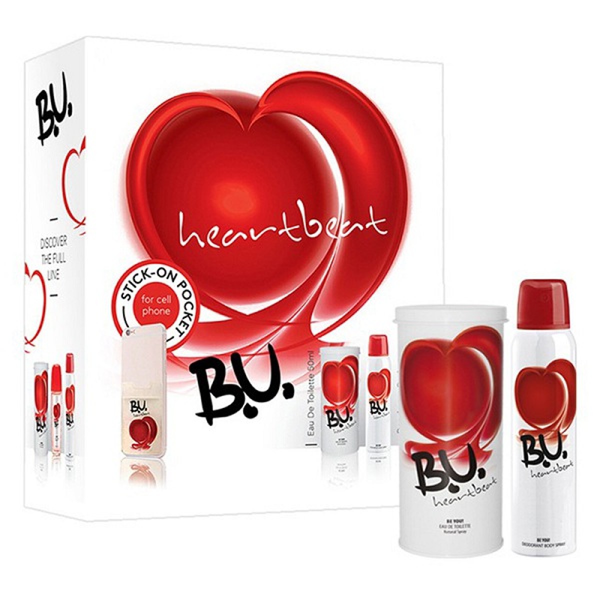 BU ΣΕΤ HEART BEAT EDT 50ml+BODY SPRAY 150ml+GIFT