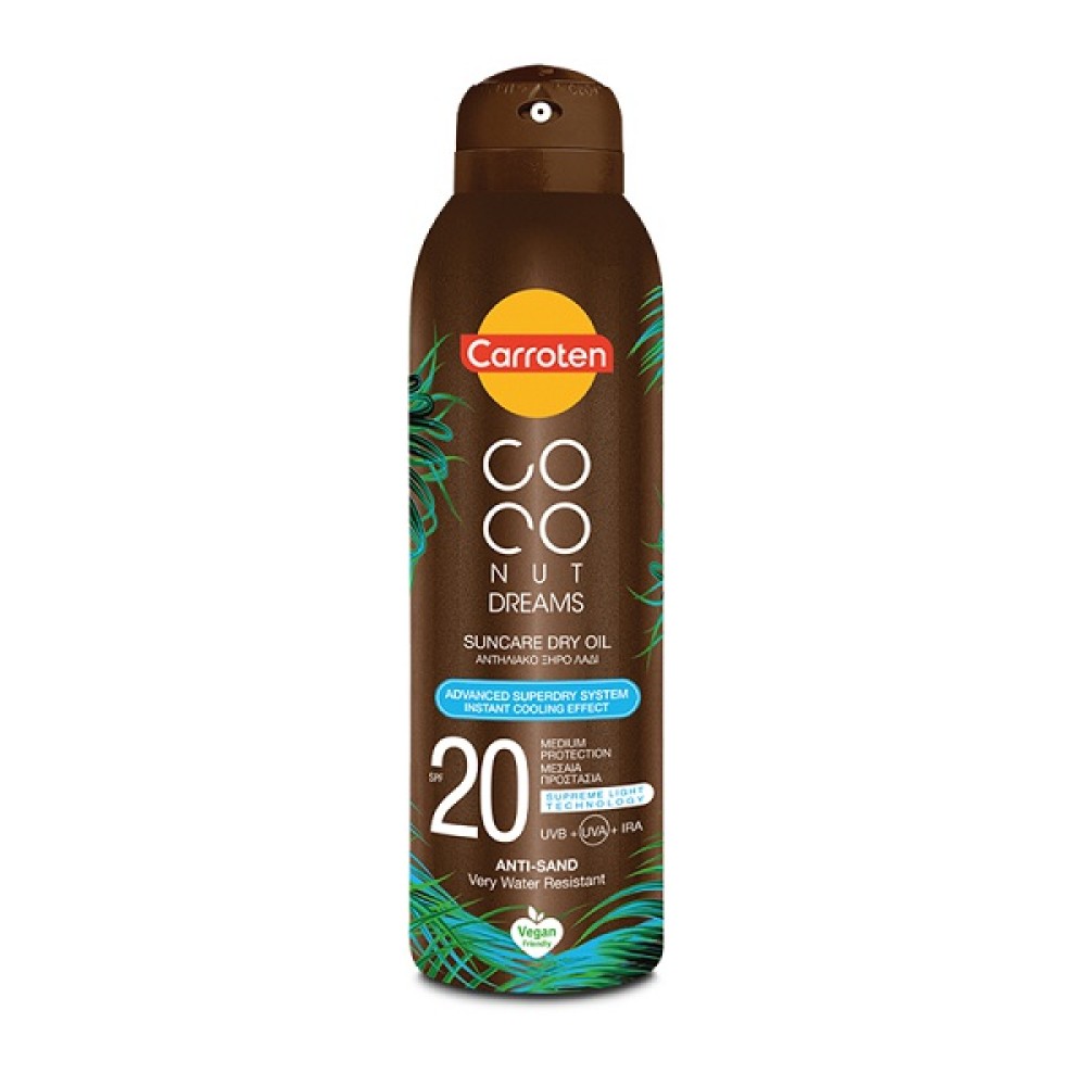 CARROTEN SPRAY DRY OIL 150ml COCONUT DREAMS SPF20