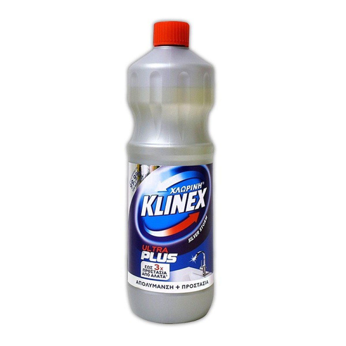 KLINEX ΧΛΩΡΙΝΗ ULTRA PLUS 1200ml SILVER STORM (ΓΚΡΙ)