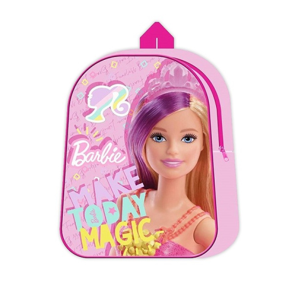 ΣΧΟΛΙΚΗ ΤΣΑΝΤΑ ΠΛΑΤΗΣ BARBIE (Μ22 x Π10 x Υ30cm) 1453