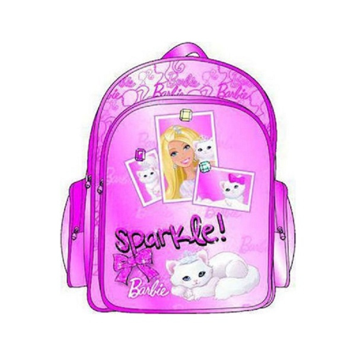 ΣΧΟΛΙΚΗ ΤΣΑΝΤΑ ΠΛΑΤΗΣ BARBIE SPARKLE CAT (Μ27x Π10 x Υ34cm) 43411