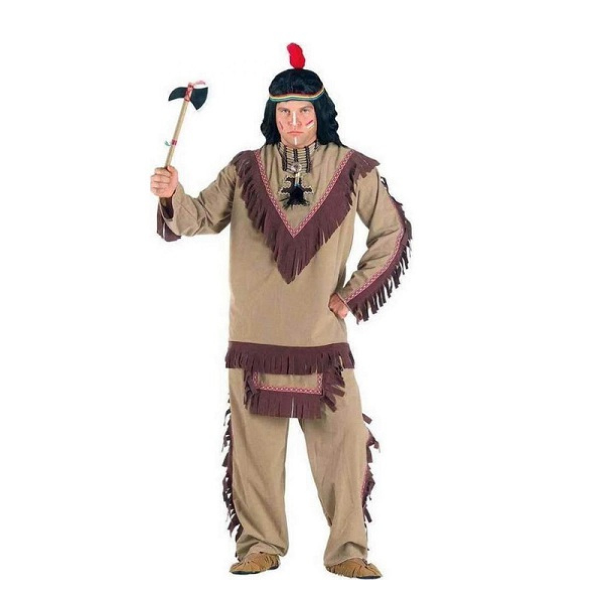 ΑΠΟΚΡΙΑΤΙΚΗ ΣΤΟΛΗ ΑΝΔΡΙΚΗ INDIAN CHIEF (ONE SIZE)