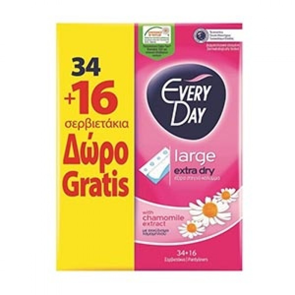 ΣΕΡΒΙΕΤΑΚΙ EVERYDAY EXTRA DRY LARGE 34+16 ΔΩΡΟ