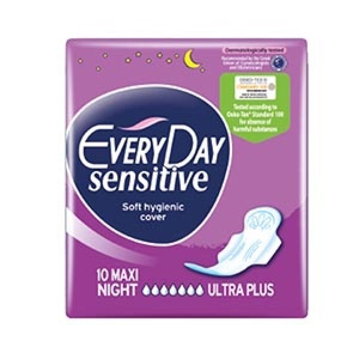 ΣΕΡΒΙΕΤΕΣ EVERYDAY SENSITIVE MAXI NIGHT 10τεμ