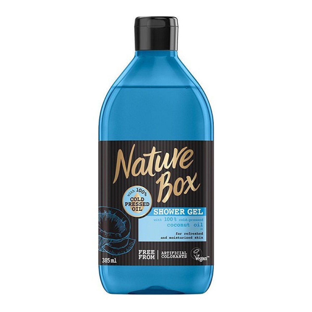 NATURE BOX SHOWER GEL ΑΦΡΟΛΟΥΤΡΟ 385ml COCONUT