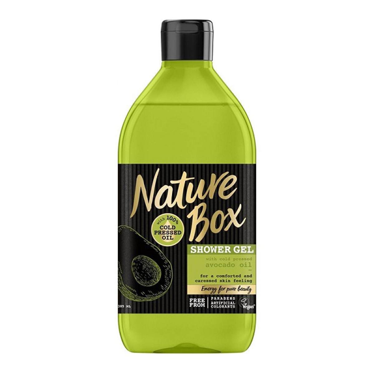 NATURE BOX SHOWER GEL ΑΦΡΟΛΟΥΤΡΟ 385ml AVOCADO