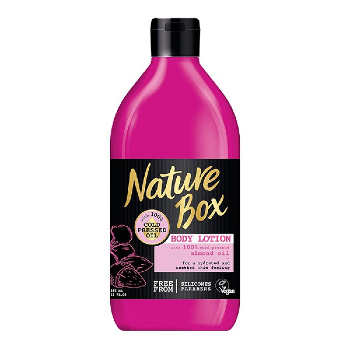 NATURE BOX BODY LOTION 385ml ALMOND